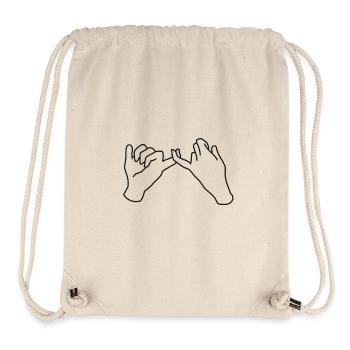 amitié - Sac à cordon recyclé Stanley/Stella - blanc naturel - Devant