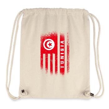 Tunesien Flagge / Geschenk Tunis - Stanley/Stella recycelter Gym Bag - Naturweiß - Vorne