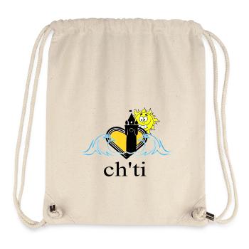 ch'ti - Stanley/Stella recycelter Gym Bag - Naturweiß - Vorne