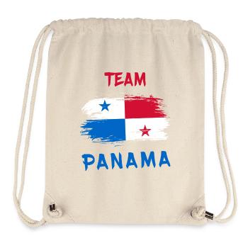 Team Panama / Flag - Stanley/Stella Recycled Gym Bag - natural - Front