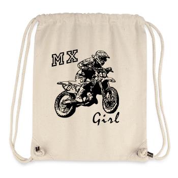 mx girl - Sac à cordon recyclé Stanley/Stella - blanc naturel - Devant