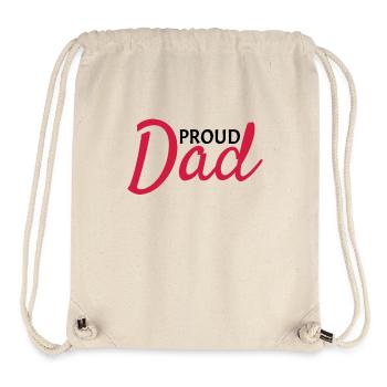 Proud dad - Stanley/Stella Recycled Gym Bag - natural - Front