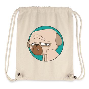 Pug Life | Dog | Missing | Pet | Canine - Stanley/Stella Recycled Gym Bag - natural - Front