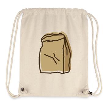 Tüte - Versatz - Stanley/Stella recycelter Gym Bag - Naturweiß - Vorne
