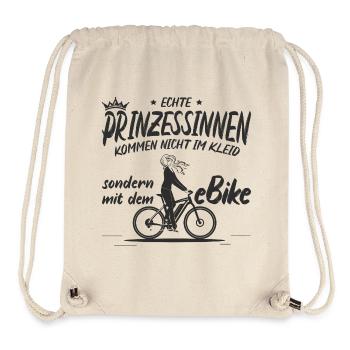 eBike Damen Geschenk Mountainbike Elektrofahrrad - Stanley/Stella recycelter Gym Bag - Naturweiß - Vorne