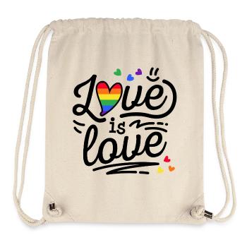 Toleranz Lgbt Regenbogenfahne Schwul Stolz Ehe - Stanley/Stella recycelter Gym Bag - Naturweiß - Vorne