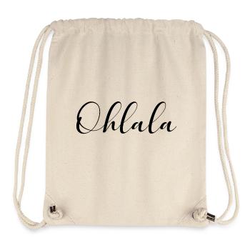 Ohlala Oh LaLa Paris France romance gift - Stanley/Stella Recycled Gym Bag - natural - Front