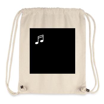 Musik Note - Stanley/Stella recycelter Gym Bag - Naturweiß - Vorne