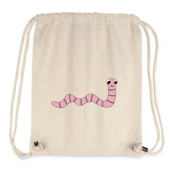 Regenwurm *** blanko - Stanley/Stella recycelter Gym Bag - Naturweiß - Vorne