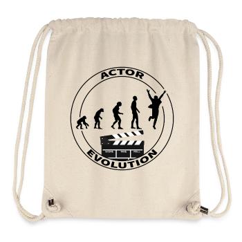 Evolution Schauspieler Darsteller Geschenk - Stanley/Stella recycelter Gym Bag - Naturweiß - Vorne