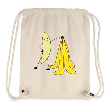 Images drôles de banane - Sac à cordon recyclé Stanley/Stella - blanc naturel - Devant