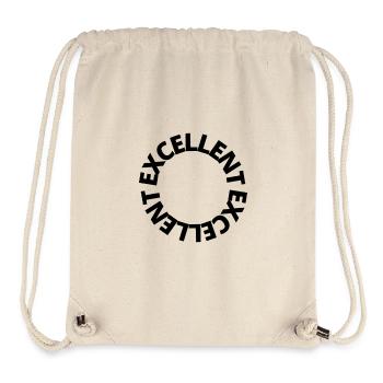 Excellent - funny - humor - Stanley/Stella Recycled Gym Bag - natural - Front