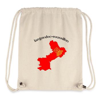 Languedoc-Roussillon - Stanley/Stella Recycled Gym Bag - natural - Front
