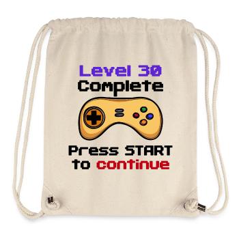 30er Geburtstag Gamer Controller 30 Jahre Alt - Stanley/Stella recycelter Gym Bag - Naturweiß - Vorne