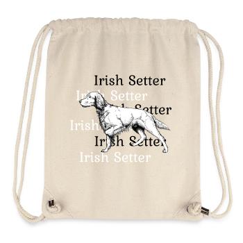 Irish Setter vorstehend - Stanley/Stella recycelter Gym Bag - Naturweiß - Vorne