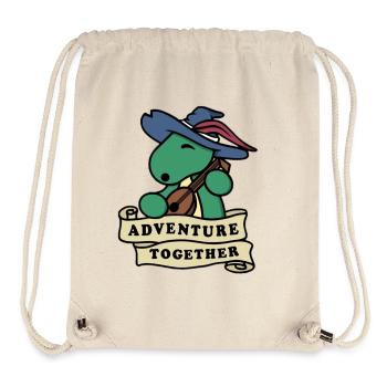 Adventure Together - Stanley/Stella Recycled Gym Bag - natural - Front