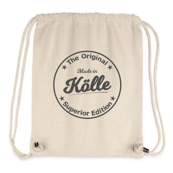 Made in Kölle - Stanley/Stella recycelter Gym Bag - Naturweiß - Vorne