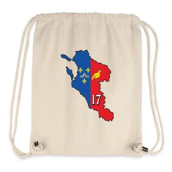 Charente-Maritime - Stanley/Stella recycelter Gym Bag - Naturweiß - Vorne