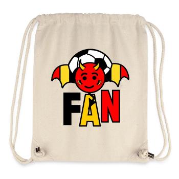 Red devil belgium football - Stanley/Stella Recycled Gym Bag - natural - Front