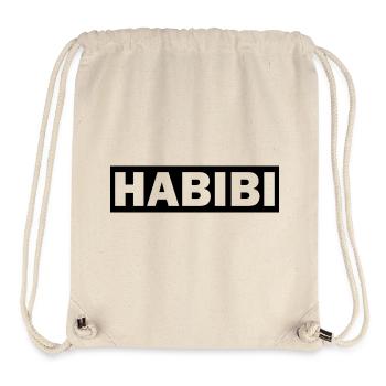 Habibi arabe amoureux Arab Islam Musulman Cadeau - Sac à cordon recyclé Stanley/Stella - blanc naturel - Devant