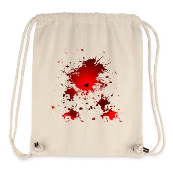 HALLOWEEN COSTUME INCLUSION HOLE BLOOD - Stanley/Stella Recycled Gym Bag - natural - Front
