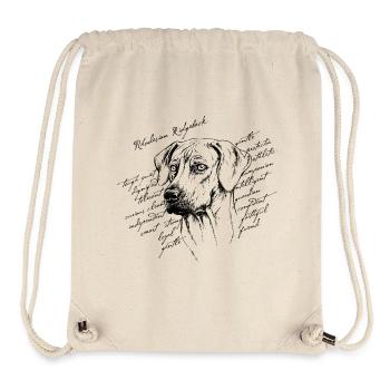 Rhodesian Ridgeback - Sac à cordon recyclé Stanley/Stella - blanc naturel - Devant