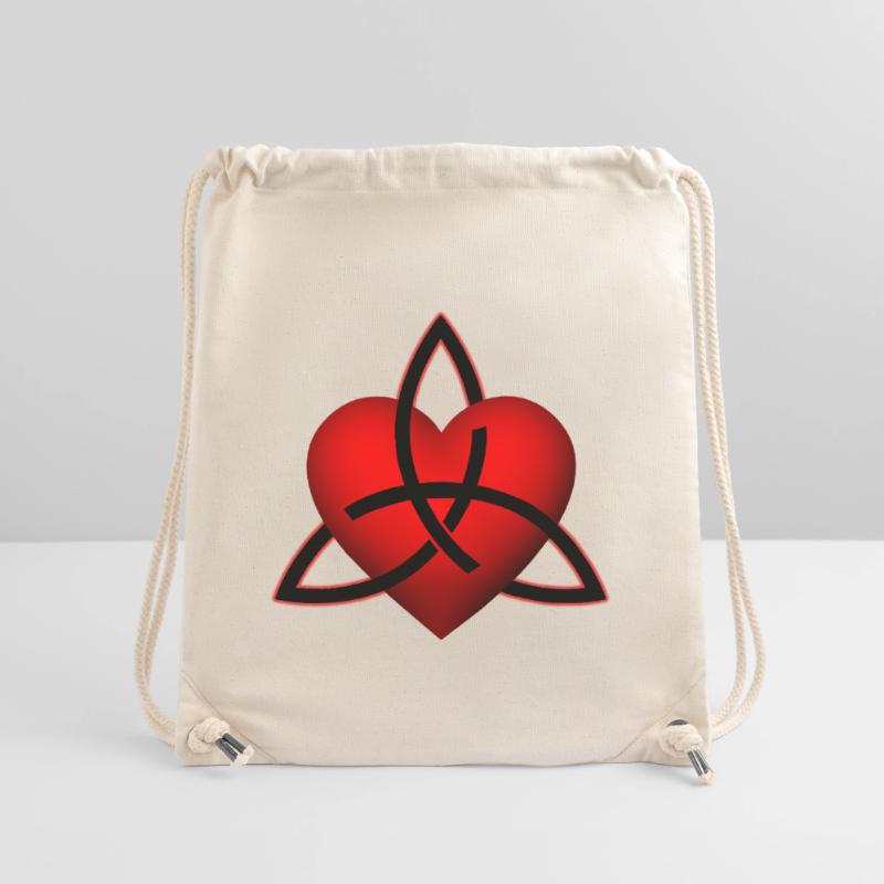 Celtic Heart Pattern Stanley/Stella Recycled Gym Bag