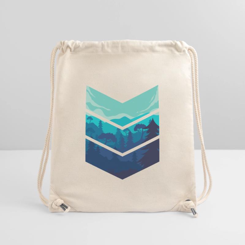 Abstract Art Creative Drawing Forms Stanley/Stella Recycled Gym Bag