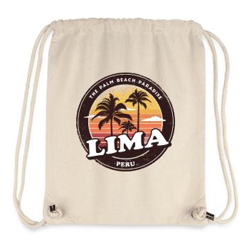 Lima Peru Vintage Beach Design - Stanley/Stella Recycled Gym Bag - natural - Front
