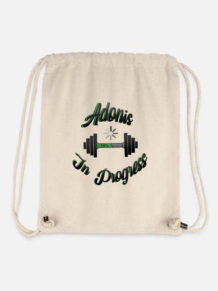 Adonis In Progress 2 - Stanley/Stella recycelter Gym Bag - Naturweiß