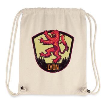 Lyon France est ma ville natale - Sac à cordon recyclé Stanley/Stella - blanc naturel - Devant