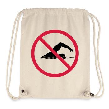 Forbidden Shield Swimming - Stanley/Stella Recycled Gym Bag - natural - Front