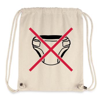 Shield No Diaper - Stanley/Stella Recycled Gym Bag - natural - Front