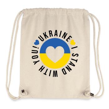 Ukraine! I Stand with You - Stanley/Stella Recycled Gym Bag - natural - Front