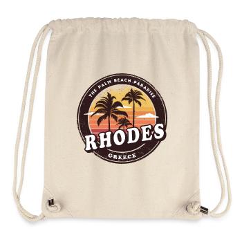 Rhodos Griechenland Strand Design - Stanley/Stella recycelter Gym Bag - Naturweiß - Vorne