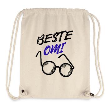 Oma Großmutter Beste Omi Brille Statement - Stanley/Stella recycelter Gym Bag - Naturweiß - Vorne