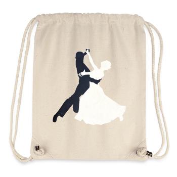 Elegant Waltz Dance Motif - Stanley/Stella Recycled Gym Bag - natural - Front