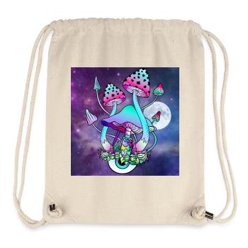 Magic Mushrooms Psychedelische Pilz Kunst - Stanley/Stella recycelter Gym Bag - Naturweiß - Vorne