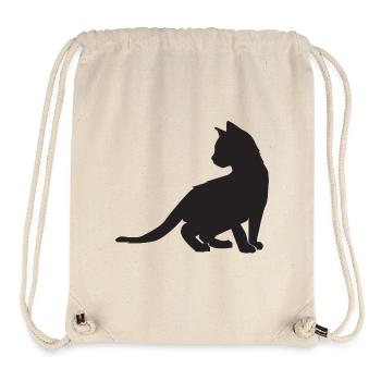 Kitten design - Stanley/Stella Recycled Gym Bag - natural - Front