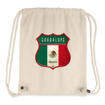 Écusson Guadalupe Mexico - Sac à cordon recyclé Stanley/Stella - blanc naturel - Devant