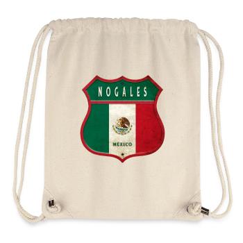 Motif de l'écusson Nogales Mexico - Sac à cordon recyclé Stanley/Stella - blanc naturel - Devant
