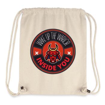 Awaken the Inner Warrior - Stanley/Stella Recycled Gym Bag - natural - Front