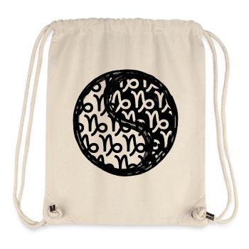 Astronomie Capricorne Horoscope Signe du zodiaque - Sac à cordon recyclé Stanley/Stella - blanc naturel - Devant