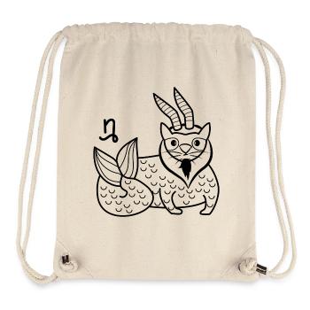 Astronomie Horoscope Superstition Signe du zodiaque - Sac à cordon recyclé Stanley/Stella - blanc naturel - Devant
