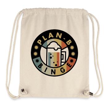 Plan B Saufen - Stanley/Stella recycelter Gym Bag - Naturweiß - Vorne