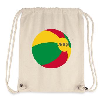 Ærø Beach Ball Denmark Flag Ostsee Dänemark Aeroe - Stanley/Stella recycelter Gym Bag - Naturweiß - Vorne