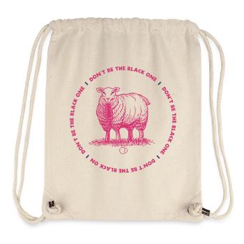 Sheep - Don't be the black one by CD - Stanley/Stella Recycled Gym Bag - natural - Front