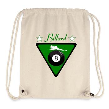 Billard - Stanley/Stella recycelter Gym Bag - Naturweiß - Vorne