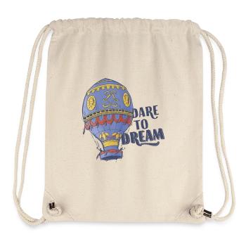 Dare To Dream - Stanley/Stella recycelter Gym Bag - Naturweiß - Vorne