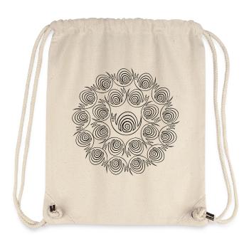 Screw circles - Stanley/Stella Recycled Gym Bag - natural - Front